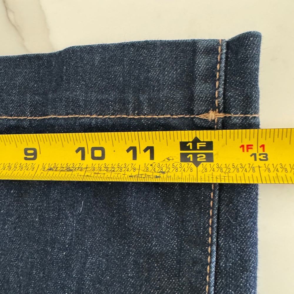 Sonoma Goods For Life Jeans Women 14 Blue Wide Leg High Rise Cropped Denim - Picture 9 of 10